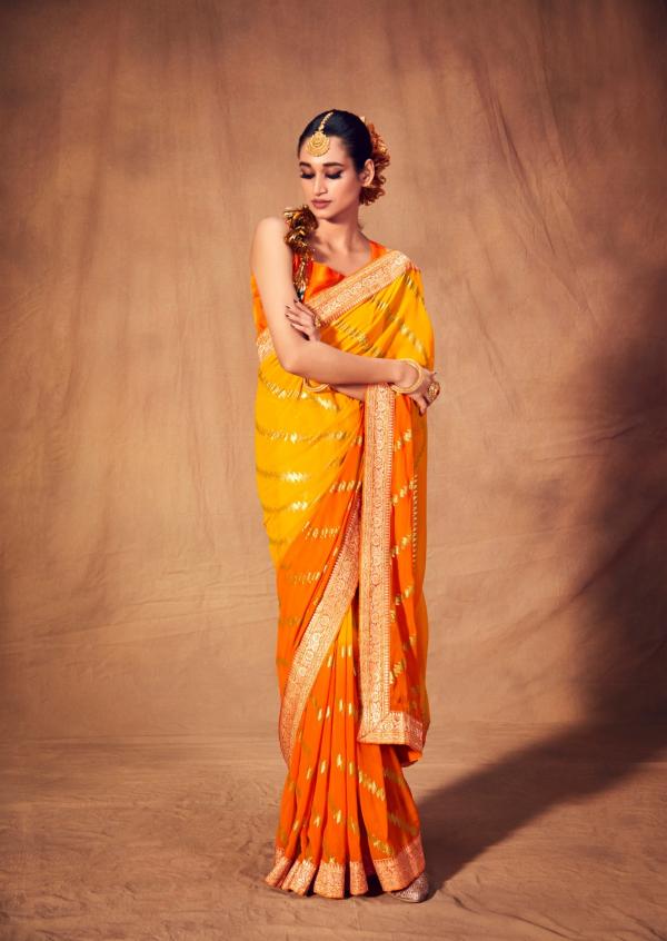 Stavan Rihana 5 Fancy Georgette Designer Saree Collection